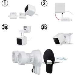 3-In-1 Floodlight for Wyze Cam V3 with Charger and Mount White (Camera Not Included) by Wasserstein 9 3-In-1 Floodlight for Wyze Cam V3 with Charger and Mount White (Camera Not Included) by Wasserstein -Industrial Tools Sales wasserstein home safety accessories wyzecamv3fldlightwhtus 4f 1000