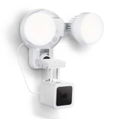 3-In-1 Floodlight for Wyze Cam V3 with Charger and Mount White (Camera Not Included) by Wasserstein
