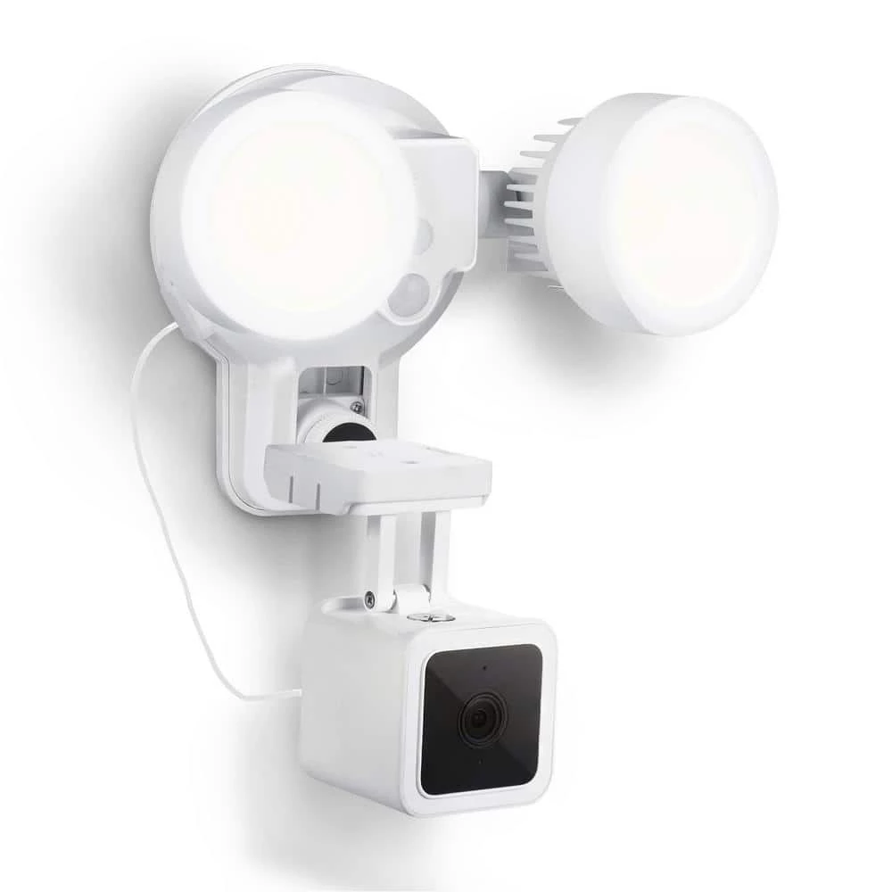 3-In-1 Floodlight for Wyze Cam V3 with Charger and Mount White (Camera Not Included) by Wasserstein 1 3-In-1 Floodlight for Wyze Cam V3 with Charger and Mount White (Camera Not Included) by Wasserstein