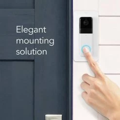 Wall Plate Compatible with Wyze Video Doorbell Pro - Weather Resistant Doorbell Mount for your Wyze Cam by Wasserstein -Industrial Tools Sales wasserstein home safety accessories wyzedbprowallplateus 1f 1000