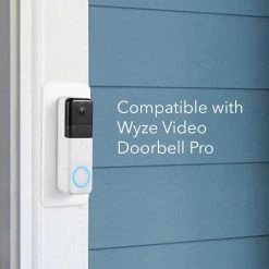 Wall Plate Compatible with Wyze Video Doorbell Pro - Weather Resistant Doorbell Mount for your Wyze Cam by Wasserstein 10 Wall Plate Compatible with Wyze Video Doorbell Pro - Weather Resistant Doorbell Mount for your Wyze Cam by Wasserstein -Industrial Tools Sales wasserstein home safety accessories wyzedbprowallplateus c3 1000
