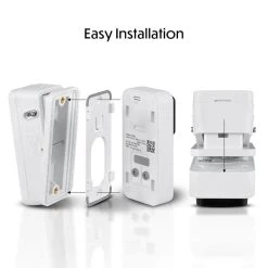 Vertical Adjustable Angle Mount and Wall Plate Compatible with Wyze Video Doorbell - 0° to 15° Adjustment by Wasserstein -Industrial Tools Sales wasserstein home safety accessories wyzedbverwedgeus 4f 1000