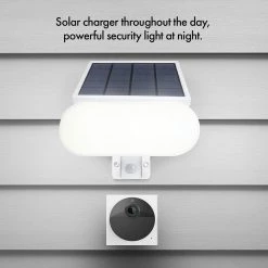 2-in-1 Floodlight and Solar Panel Charger for Wyze Cam Outdoor, White by Wasserstein -Industrial Tools Sales wasserstein home safety accessories wyzeoutsofldligwhtus 44 1000