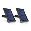 2-Watt 5-Volt Black Solar Panel for Wyze Cam Outdoor - Power Your Surveillance Camera Continuously (2-Pack) by Wasserstein