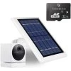2-Watt 5-Volt White Solar Panel for Wyze Cam Outdoor (Additional 32GB Micro SD Card Included) by Wasserstein