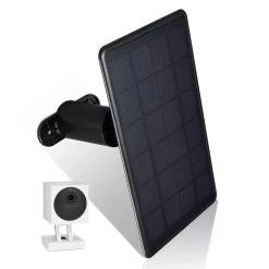 Black Solar Panel Compatible with Wyze Cam Outdoor Efficient Solar Power (Wyze Cam Not Included) (1-Pack) by Wasserstein