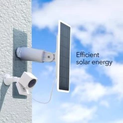 Solar Panel Compatible with Wyze Cam Outdoor - Efficient Solar Power (1-Pack, White) (Wyze Cam Not Included) by Wasserstein -Industrial Tools Sales wasserstein home safety accessories wyzeoutsolpannbwhtus c3 1000