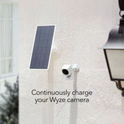 Solar Panel Compatible with Wyze Cam Outdoor - Efficient Solar Power (1-Pack, White) (Wyze Cam Not Included) by Wasserstein -Industrial Tools Sales wasserstein home safety accessories wyzeoutsolpannbwhtus fa 1000