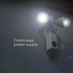 White 3-in-1 Floodlight, Charger, and Mount for Wyze Cam Pan/Pan V2 by Wasserstein -Industrial Tools Sales wasserstein home safety accessories wyzepanv2fldlightwhtus 1f 1000