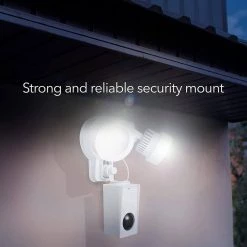 White 3-in-1 Floodlight, Charger, and Mount for Wyze Cam Pan/Pan V2 by Wasserstein -Industrial Tools Sales wasserstein home safety accessories wyzepanv2fldlightwhtus 44 1000