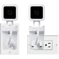 AC Outlet Wall Mount Compatible with Wyze Cam V3 - Reliable Mounting Alternative for Your Cameras (White) by Wasserstein 9 AC Outlet Wall Mount Compatible with Wyze Cam V3 - Reliable Mounting Alternative for Your Cameras (White) by Wasserstein -Industrial Tools Sales wasserstein home safety accessories wyzev3camacmountwhtus 4f 1000