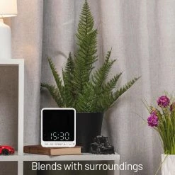 Alarm Clock Hidden Camera Case - Compatible with Wyze Cam V3 Only - for Low-Key Camera Placement (White) by Wasserstein -Industrial Tools Sales wasserstein home safety accessories wyzev3clockcasewhtus 4f 1000