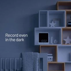 Alarm Clock Hidden Camera Case - Compatible with Wyze Cam V3 Only - for Low-Key Camera Placement (White) by Wasserstein -Industrial Tools Sales wasserstein home safety accessories wyzev3clockcasewhtus fa 1000