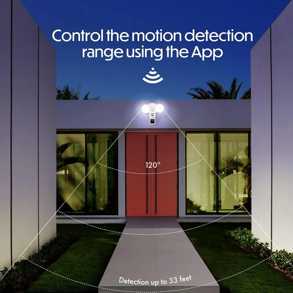 3-in-1 Smart Floodlight for Wyze Cam V3 with Charger and Mount White (Camera Not Included) by Wasserstein 4 3-in-1 Smart Floodlight for Wyze Cam V3 with Charger and Mount White (Camera Not Included) by Wasserstein - Image 4