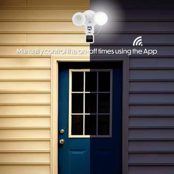 3-in-1 Smart Floodlight for Wyze Cam V3 with Charger and Mount White (Camera Not Included) by Wasserstein 3 3-in-1 Smart Floodlight for Wyze Cam V3 with Charger and Mount White (Camera Not Included) by Wasserstein - Image 3