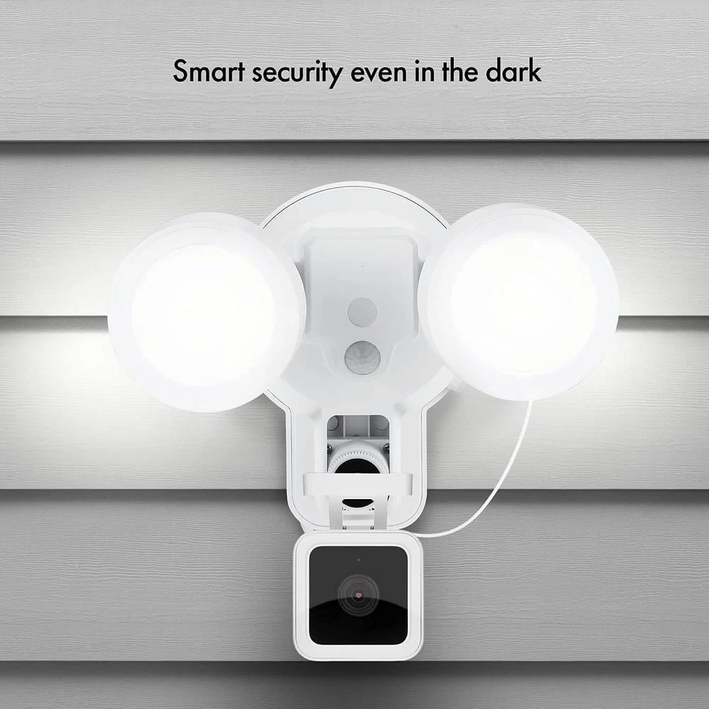 3-in-1 Smart Floodlight for Wyze Cam V3 with Charger and Mount White (Camera Not Included) by Wasserstein 2 3-in-1 Smart Floodlight for Wyze Cam V3 with Charger and Mount White (Camera Not Included) by Wasserstein - Image 2