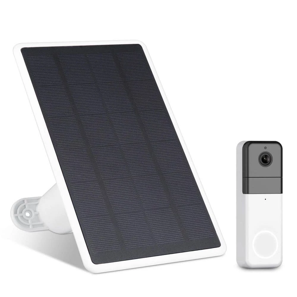 Solar Panel - Compatible with Wyze Video Doorbell - (1-Pack, White) (Wyze Doorbell Not Included) by Wasserstein 1 Solar Panel - Compatible with Wyze Video Doorbell - (1-Pack, White) (Wyze Doorbell Not Included) by Wasserstein