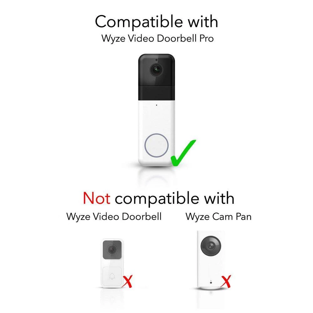 Solar Panel - Compatible with Wyze Video Doorbell - (1-Pack, White) (Wyze Doorbell Not Included) by Wasserstein 7 Solar Panel - Compatible with Wyze Video Doorbell - (1-Pack, White) (Wyze Doorbell Not Included) by Wasserstein - Image 7